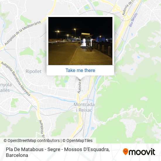 Pla De Matabous - Segre - Mossos D'Esquadra map