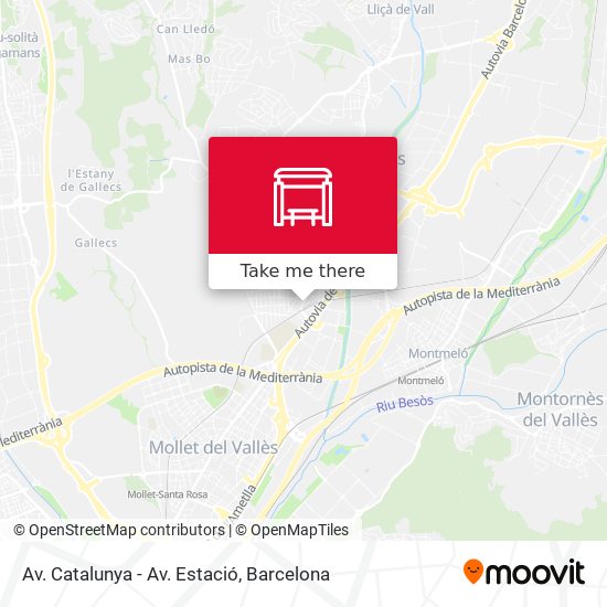 Av. Catalunya - Av. Estació map