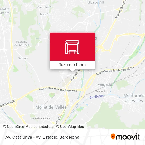 Av. Catalunya - Av. Estació map