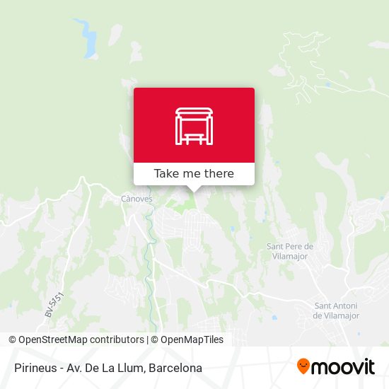 Pirineus - Av. De La Llum map