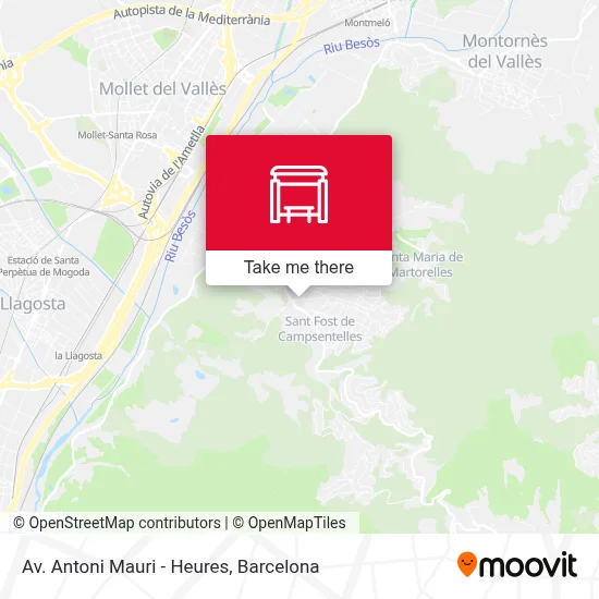 Av. Antoni Mauri - Heures map