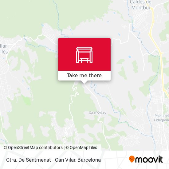 Ctra. De Sentmenat - Can Vilar map
