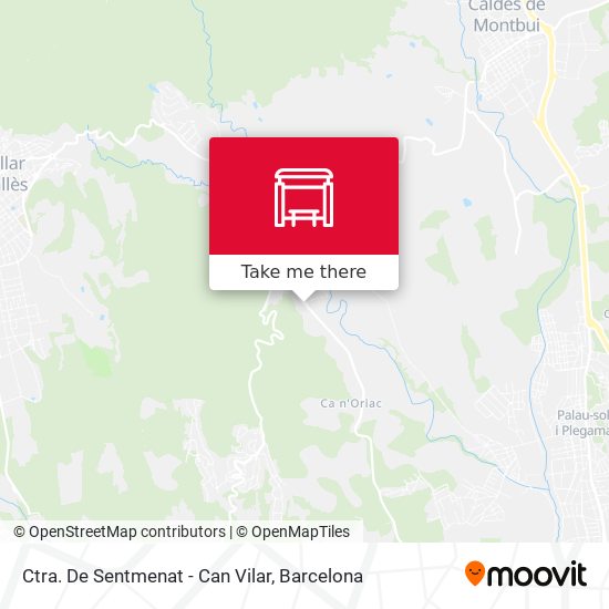 Ctra. De Sentmenat - Can Vilar map