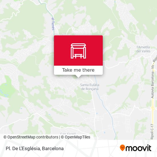 Pl. De L'Església map