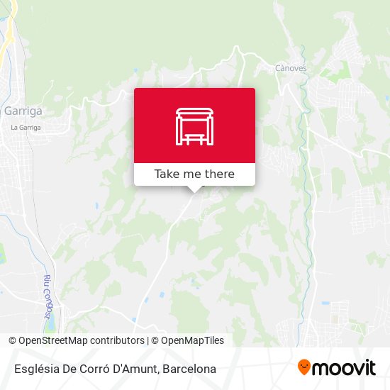 Església De Corró D'Amunt map