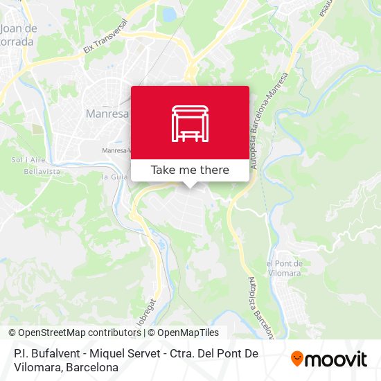 P.I. Bufalvent - Miquel Servet - Ctra. Del Pont De Vilomara map