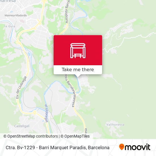 Ctra. Bv-1229 - Barri Marquet Paradis map