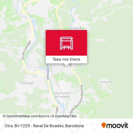 Ctra. Bv-1229 - Raval De Boades map
