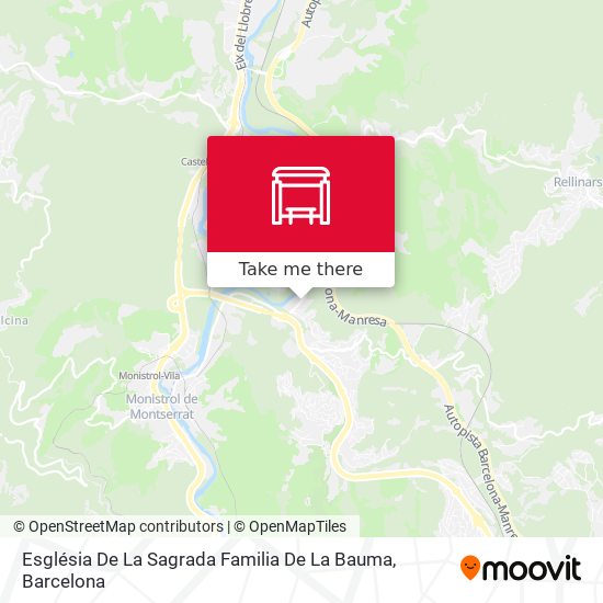 Església De La Sagrada Familia De La Bauma map