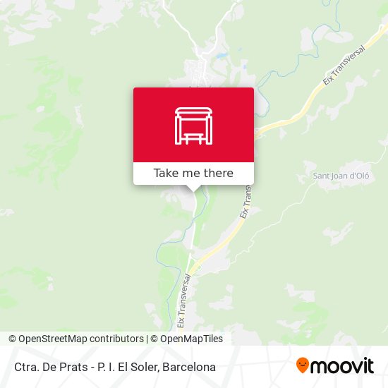 Ctra. De Prats - P. I. El Soler map