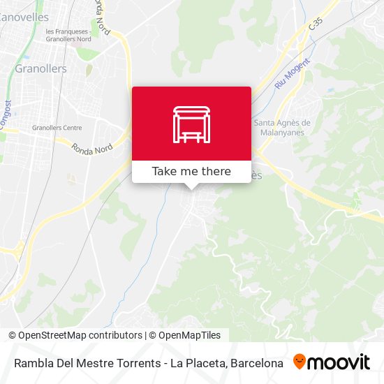Rambla Del Mestre Torrents - La Placeta map