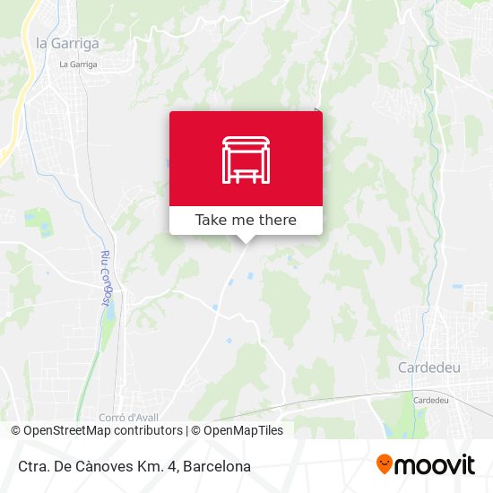 Ctra. De Cànoves Km. 4 map
