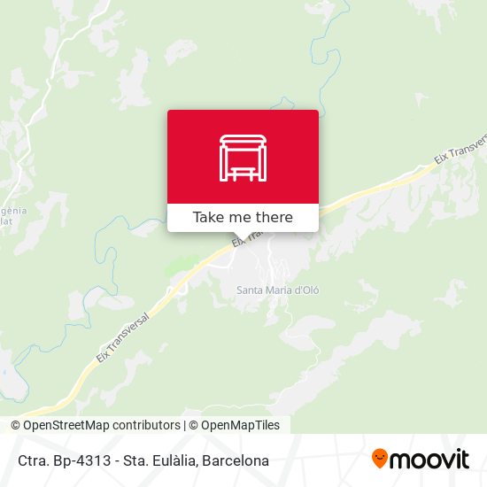 Ctra. Bp-4313 - Sta. Eulàlia map