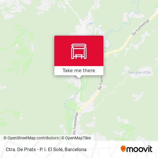 Ctra. De Prats - P. I. El Solé map