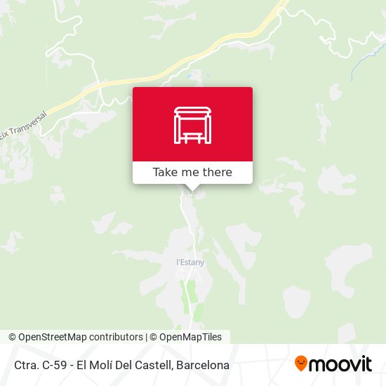 Ctra. C-59 - El Molí Del Castell map