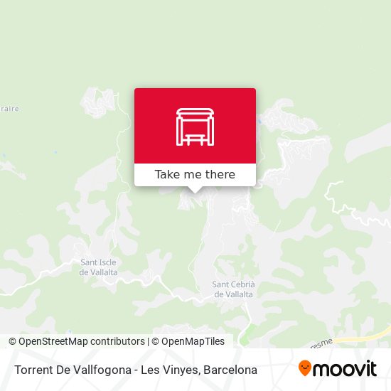 Torrent De Vallfogona - Les Vinyes map