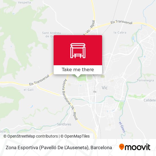 Zona Esportiva (Pavelló De L'Auseneta) map