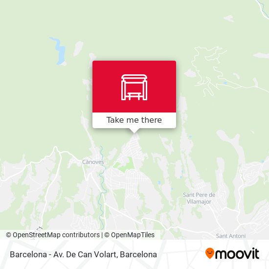 Barcelona - Av. De Can Volart map