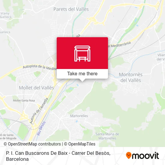 P. I. Can Buscarons De Baix - Carrer Del Besòs map