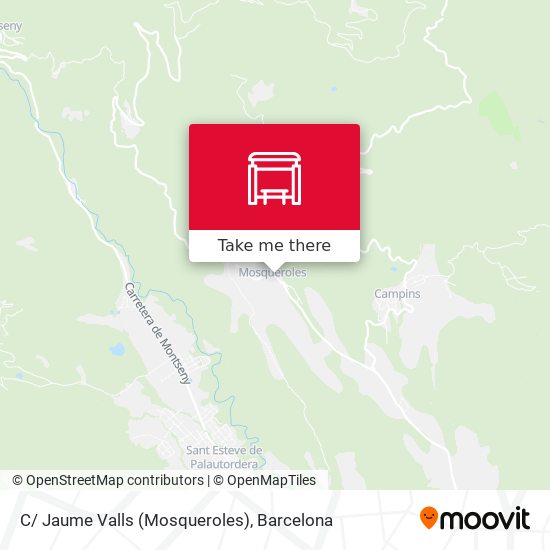 C/ Jaume Valls (Mosqueroles) map