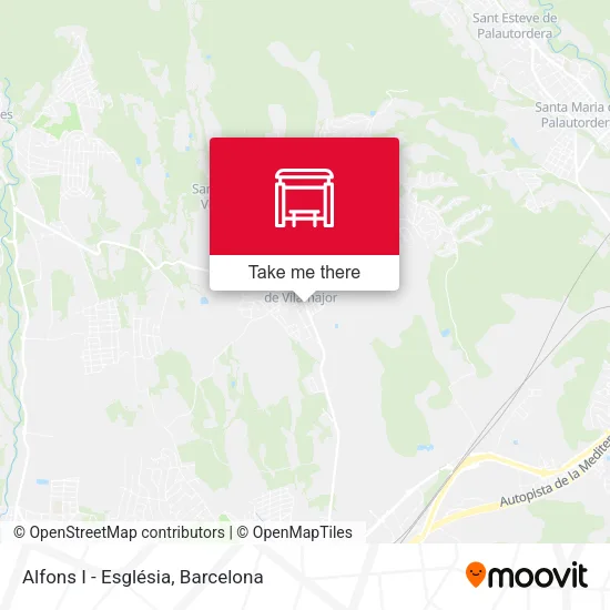 Alfons I - Església map
