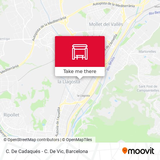 C. De Cadaqués - C. De Vic map