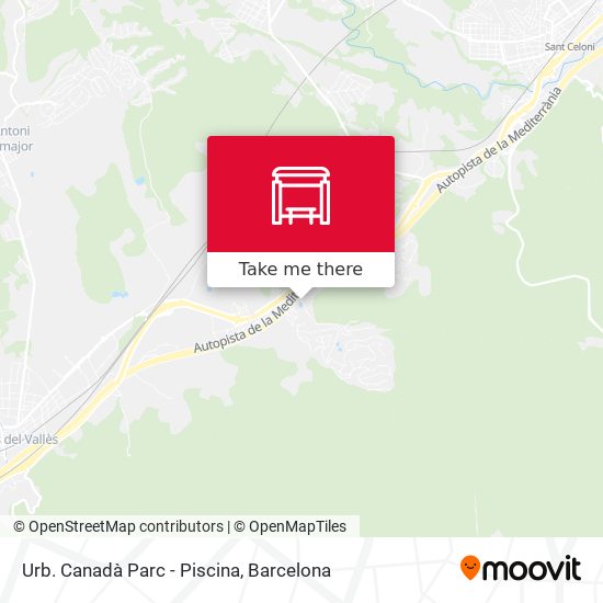 Urb. Canadà Parc - Piscina map