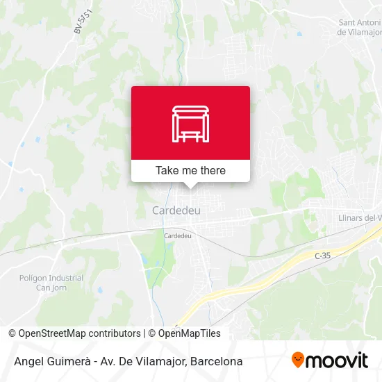 Angel Guimerà - Av. De Vilamajor map