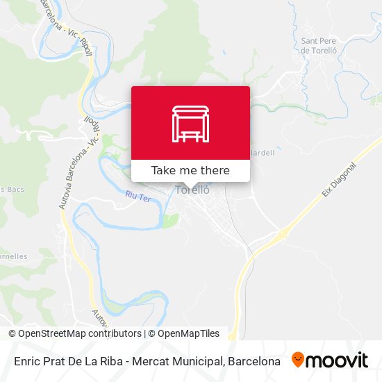 Enric Prat De La Riba - Mercat Municipal map
