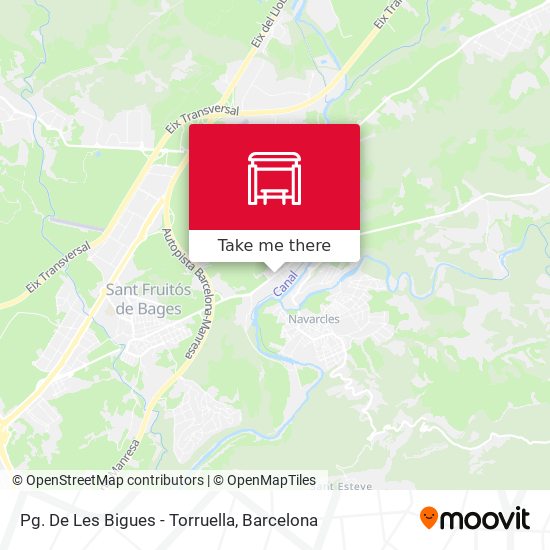 Pg. De Les Bigues - Torruella map