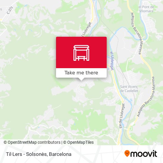 Til·Lers - Solsonès map