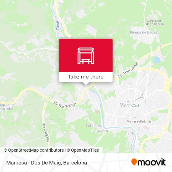 Manresa - Dos De Maig map