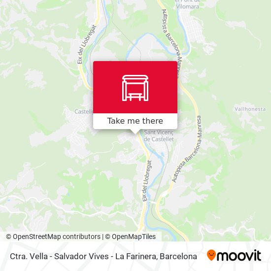 Ctra. Vella - Salvador Vives - La Farinera map