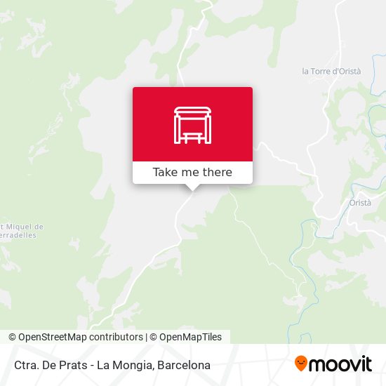 Ctra. De Prats - La Mongia map