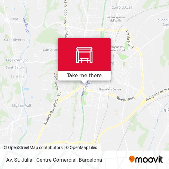 Av. St. Julià - Centre Comercial map