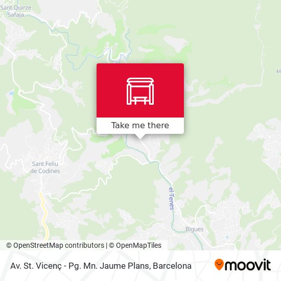 Av. St. Vicenç - Pg. Mn. Jaume Plans map