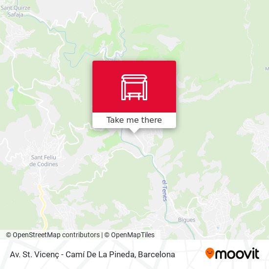 Av. St. Vicenç - Camí De La Pineda map