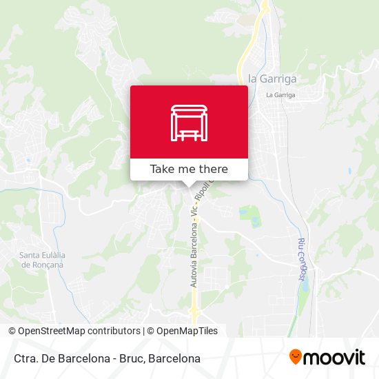 Ctra. De Barcelona - Bruc map