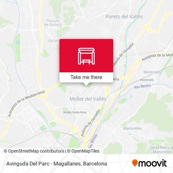 Avinguda Del Parc - Magallanes map