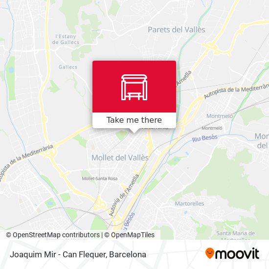 Joaquim Mir - Can Flequer map