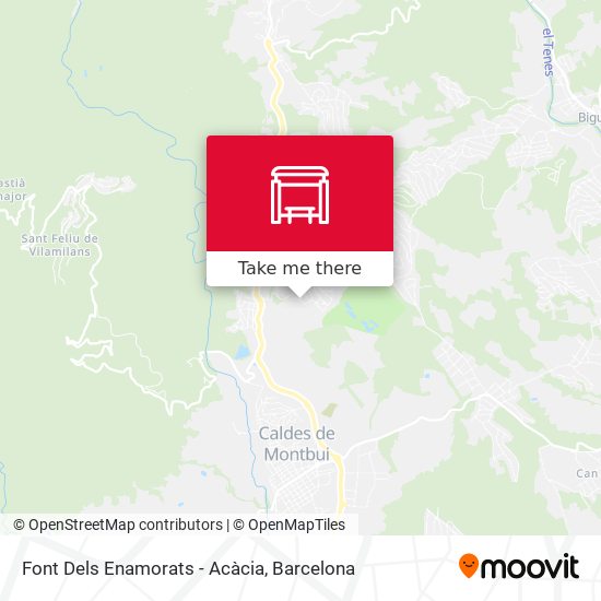 Font Dels Enamorats - Acàcia map