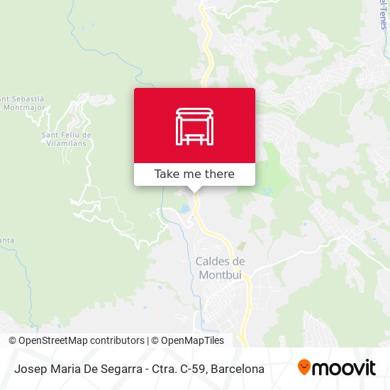 Josep Maria De Segarra - Ctra. C-59 map