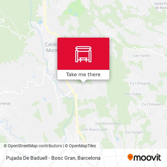 Pujada De Baduell - Bosc Gran map
