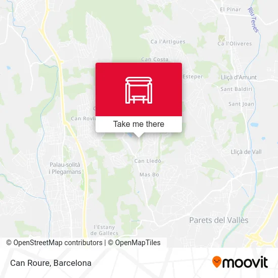 Can Roure map