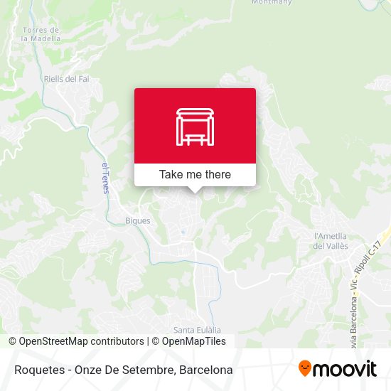 Roquetes - Onze De Setembre map