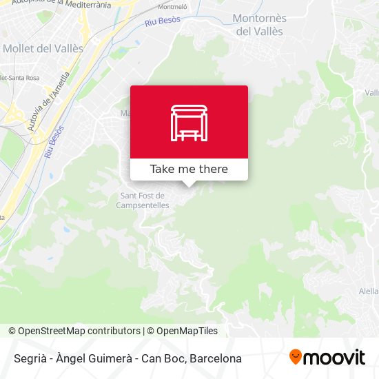 Segrià - Àngel Guimerà - Can Boc map