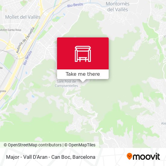 Major - Vall D'Aran - Can Boc map