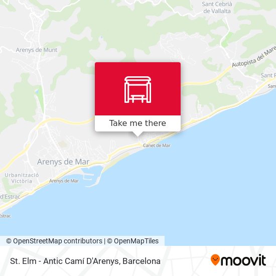 St. Elm - Antic Camí D'Arenys map