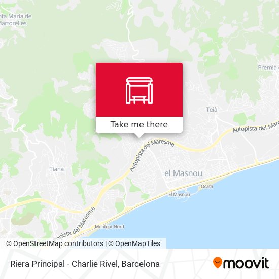 Riera Principal - Charlie Rivel map