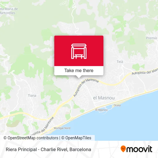 mapa Riera Principal - Charlie Rivel